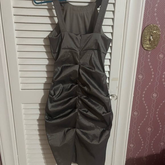 Pewter Cache dress, size 4. - Picture 3 of 4